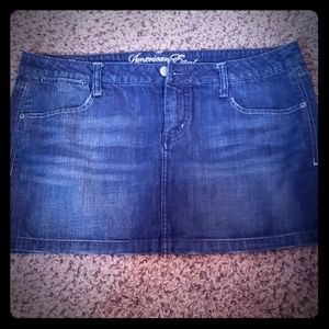 AE Bluejean skirt 14